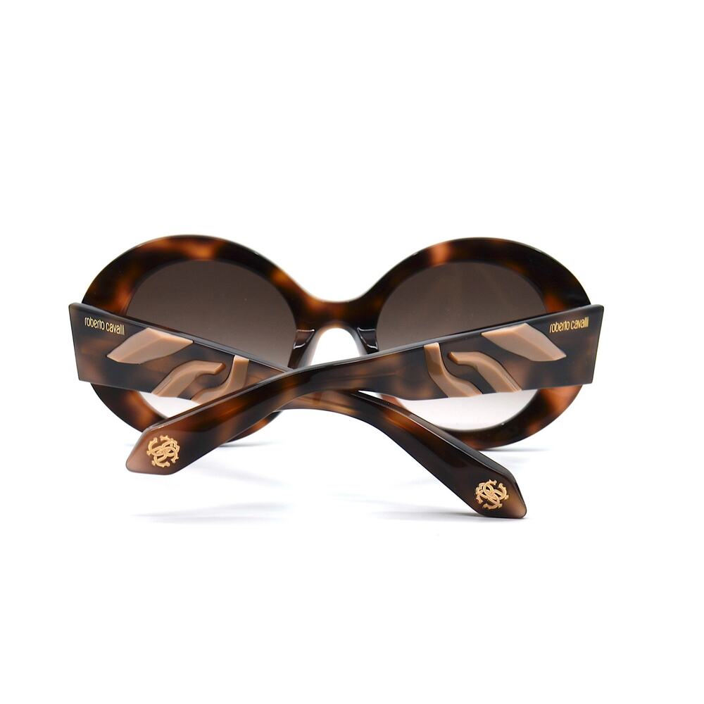 NEW ROBERTO CAVALLI SRC010M 02BV HAVANA BROWN GRADIENT AUTHENTIC SUNGLASSES - Picture 7 of 11